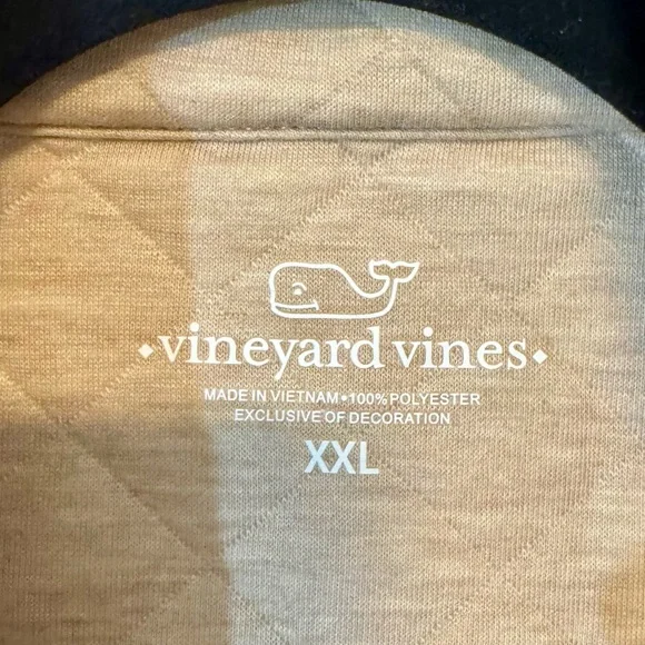 Vineyard Vines | Men’s Quilted Vest, Tan Color, Size XXL - NWT - Picture 4 of 6